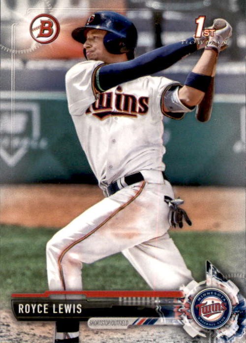 2017 1st Bowman Royce Lewis Rookie Card Minnesota Twins