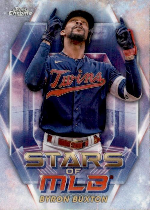2023 Topps Series 1 - Stars of Mlb Chrome Byron Buxton #SMLBC-12