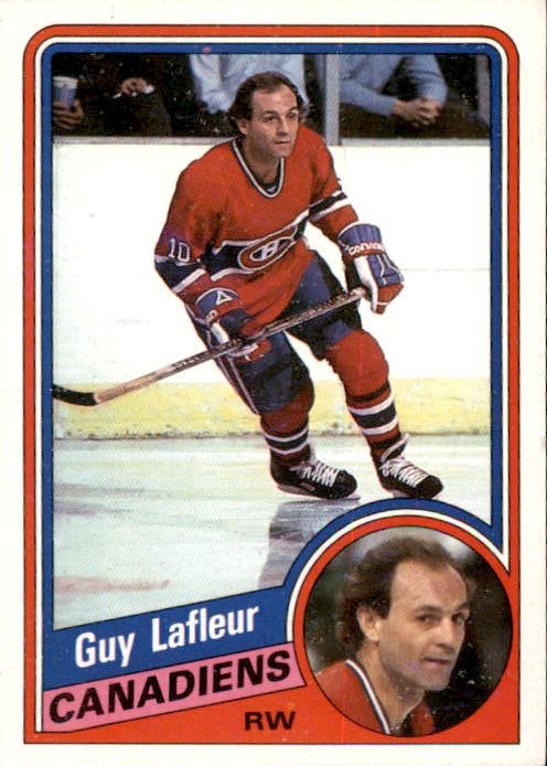 1984-85 Topps Guy Lafleur NHL Legend Montreal Canadiens