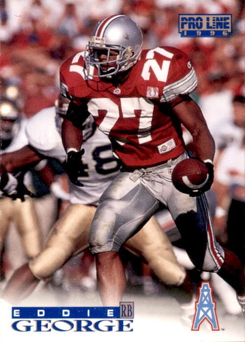 1996 Pro Line Eddie George #347 Rookie Card NFL Legend