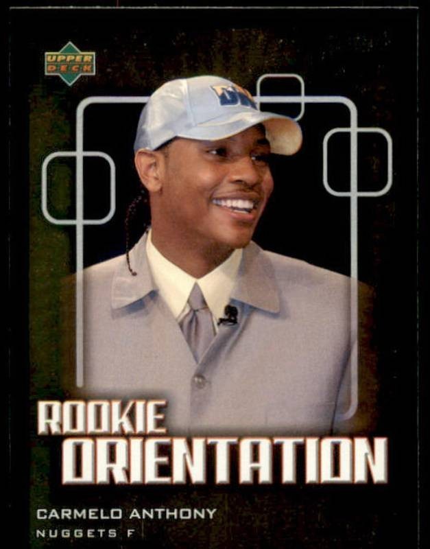 2003-04 Upper Deck Carmelo Anthony Rookie Card