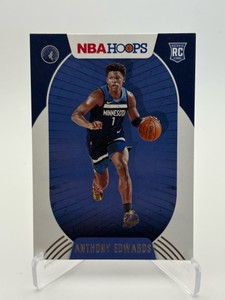 2020-21 Panini Hoops Basketball Anthony Edwards Rookie Card #216 Minnesota Timberwolves