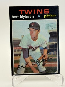 1971 Topps Bert Blyleven Rookie Card Minnesota Twins VG-EX Condition