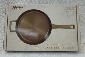 Brand New Parini cookware golden oil collection cast-iron skillet