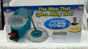 Brand New Hurricane 360 spin mop, the mop that spins dirt away