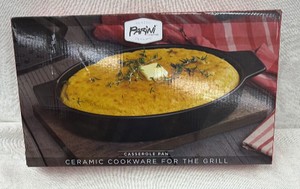 Brand New Parini ceramic cookware for the grill casserole pan