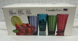 Brand New creative wear eight piece acrylic tumblers 20 ounce