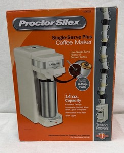 Band New Proctor Silex Single serve plus coffee maker 14 ounce capacity