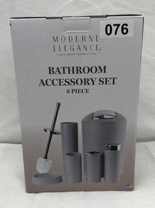 Brand New Modern elegance bathroom, accessory set six piece