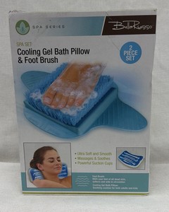 Brand New Bella Russo spa set cooling gel, bath, pillow, and foot brush