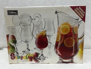 brand New Libby, seven piece sangria pitcher set