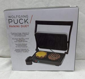 Brand new Wolfgang puck Panini duet nonstick Panini maker