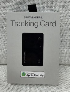 Brand New SpotMinders tracking card works with Apple