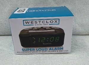 Brand New West Clox super loud alarm clock
