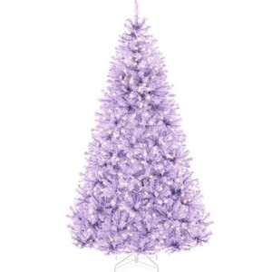 Brand New Best Choice Products 4.5ft Pre-Lit Lavender Christmas Tree 7.5ft