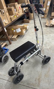 Steerable Knee Walker  Knee Scooter  4-Wheel Mobility Aid with Padded Knee Rest