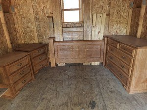 Oak bedroom set