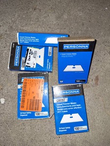5 packs 100 carpet utility blades