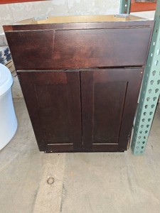 24x19 espresso vanity cabinet