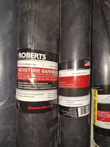 4 rolls 120sqft moisture barrier
