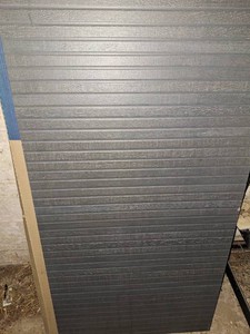 24x48 Elaine ribbon black porcelain tile