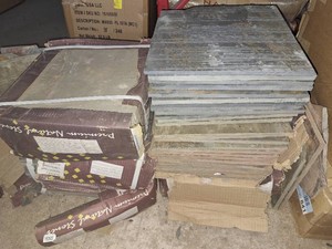 6 boxes natural slate tile