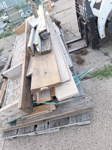 Reclaimed and fright crate lumber