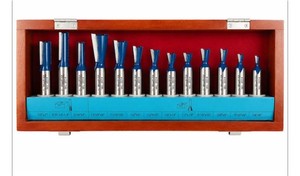 DOVETAIL JOINERY 13pc ROUTER BIT SET