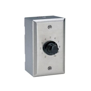 Wall Mount Volume Control - Stainless Steel