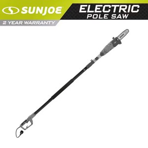 8 in. 6.5 Amp Multi-Angle Telescopic Electric Pole Saw, Gray