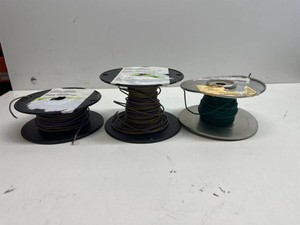 LOT OF 3 Spools   16 AWG Automotive Wire   GXLTXL   Violet & Green