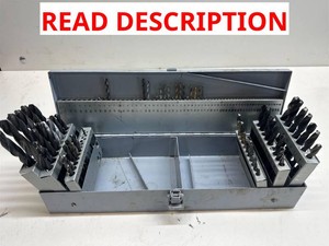 $200 Professional HSS Drill Bit Set   Large Assorted Drill Index in Metal Case