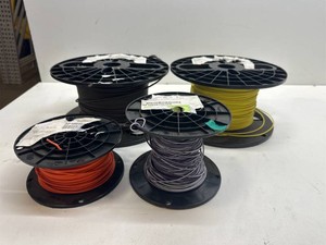 Lot of 4 Automotive GXL Wire Spools   12, 14, 16 & 18 AWG   SAE J1128