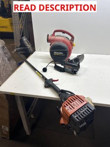 3 pack tools Remington 14 inch saw, Remington quick start trimmer, home light vac attack two