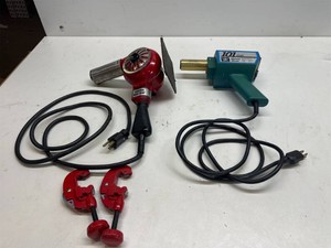 $230 IDEAL 101 Plus Heat Gun  Master Appliance Heat Gun & 2 Pipe Cutters   Lot