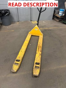 $750 ULINE H-1179 Heavy-Duty Pallet Jack   Works