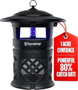Dynatrap DT2030SR Fly Traps Outdoor - Mosquito & Flying Insect Killer for 1 Acre   Kills Mosquitoes, Flies, Gnats, Wasps - Bug Zapper Alternative - Black  UV-LED Flying Insect Killer, Kills Mosquitoes, Gnats, Flies, Moths, Wasps, Bug Zapper Alternative