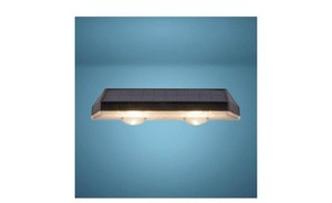Patriot Lighting Fenix Black Dusk to Dawn Solar LED Outdoor Security Light - 2 Pack