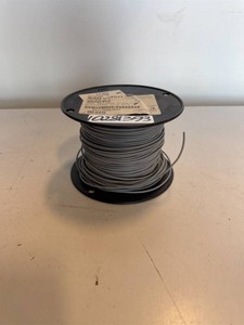Almost Full 500 FT Spool   16 AWG GXL Gray Automotive Wire   XLPE