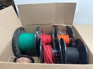 $500 Automotive Wire Spool Lot   Mixed Gauges & Colors (6 Spools)