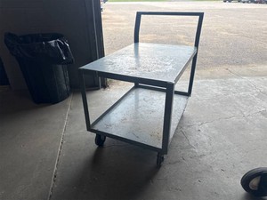 Heavy-Duty Steel Utility Cart   36 x 24 x 38