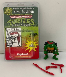 Certified RARE Highly Collectible Certified From KEVIN EASTMAN Personal Collection TMNT 1991 Talking Raphael Sealed