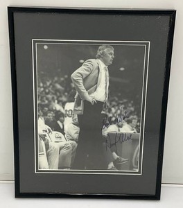 Framed Behind Glass Autographed Doug Moe 11 x 14