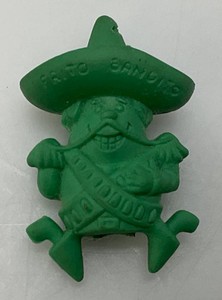 Vintage RARE 1968 Frito Lay Bandito Pencil Topper Premium Eraser