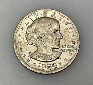 1980 Susan B Anthony Wide Rim One Dollar Coin