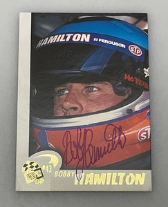 Bobby Hamilton Autographed NASCAR Trading Card