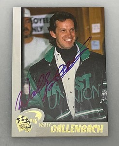 Wally Dallenbach Autographed NASCAR Trading Card