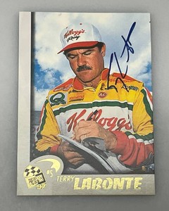Terry labonte Autographed NASCAR Trading Card