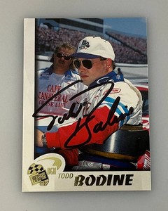 Todd Bodine Autographed NASCAR Trading Card