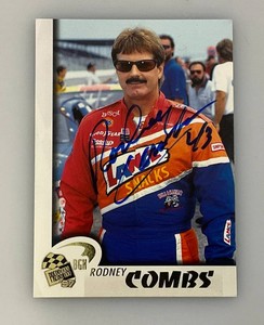 Rodney Combs Autographed NASCAR Trading Card